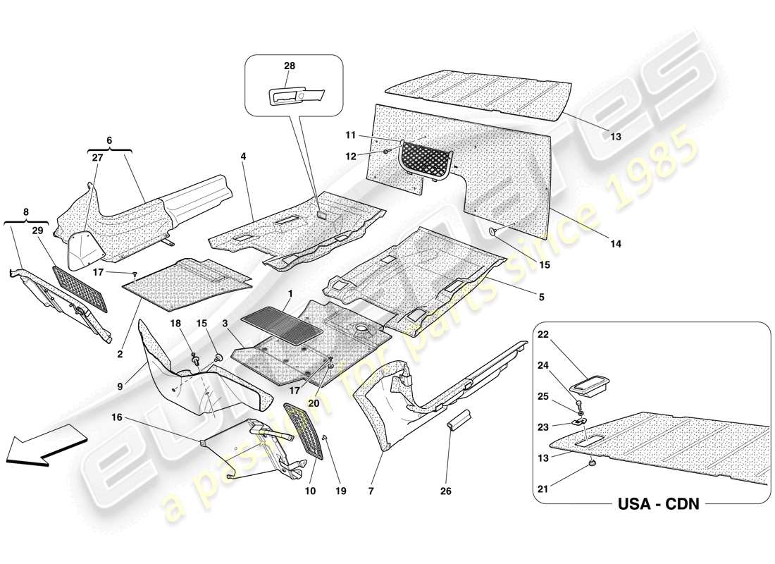 teilediagramm mit der teilenummer 82728700