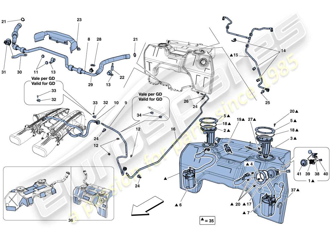 teilediagramm mit der teilenummer 295010