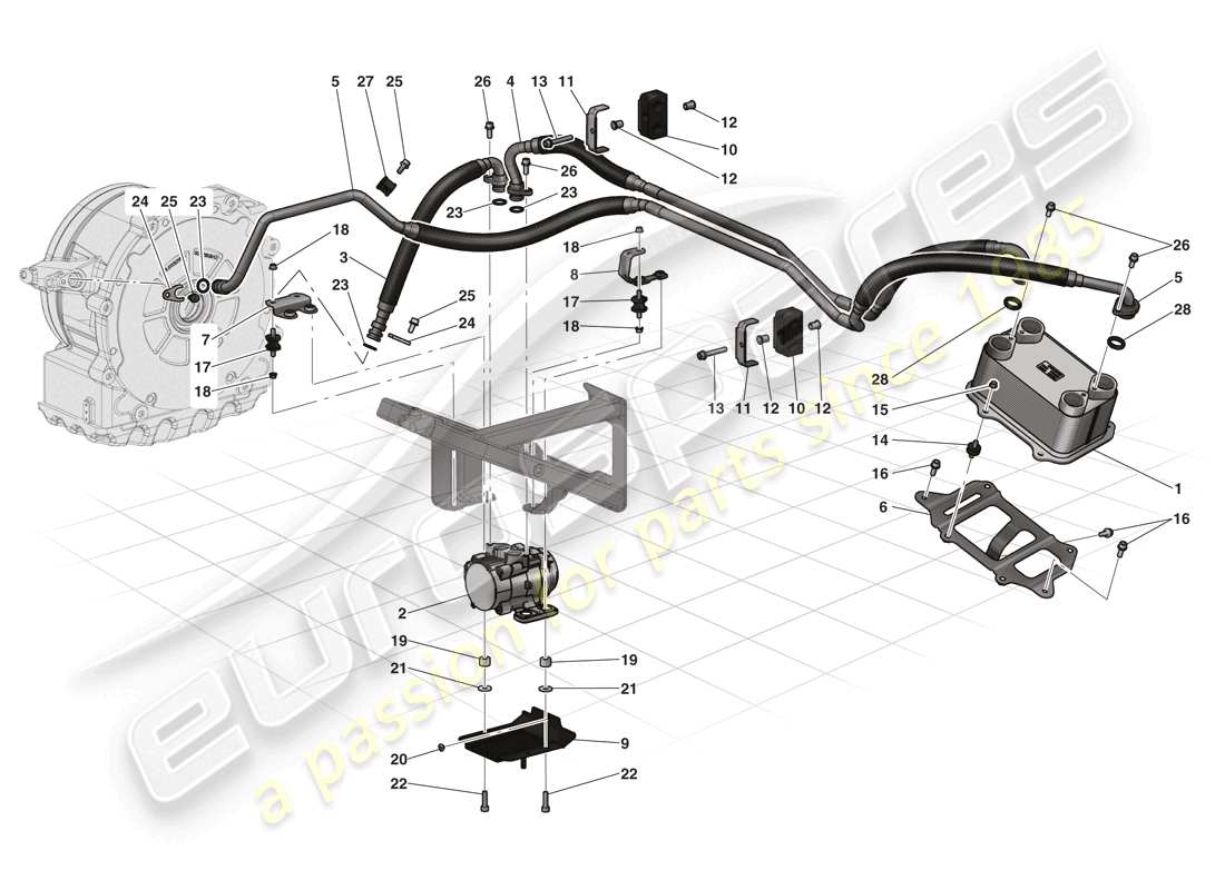 teilediagramm mit der teilenummer 307940