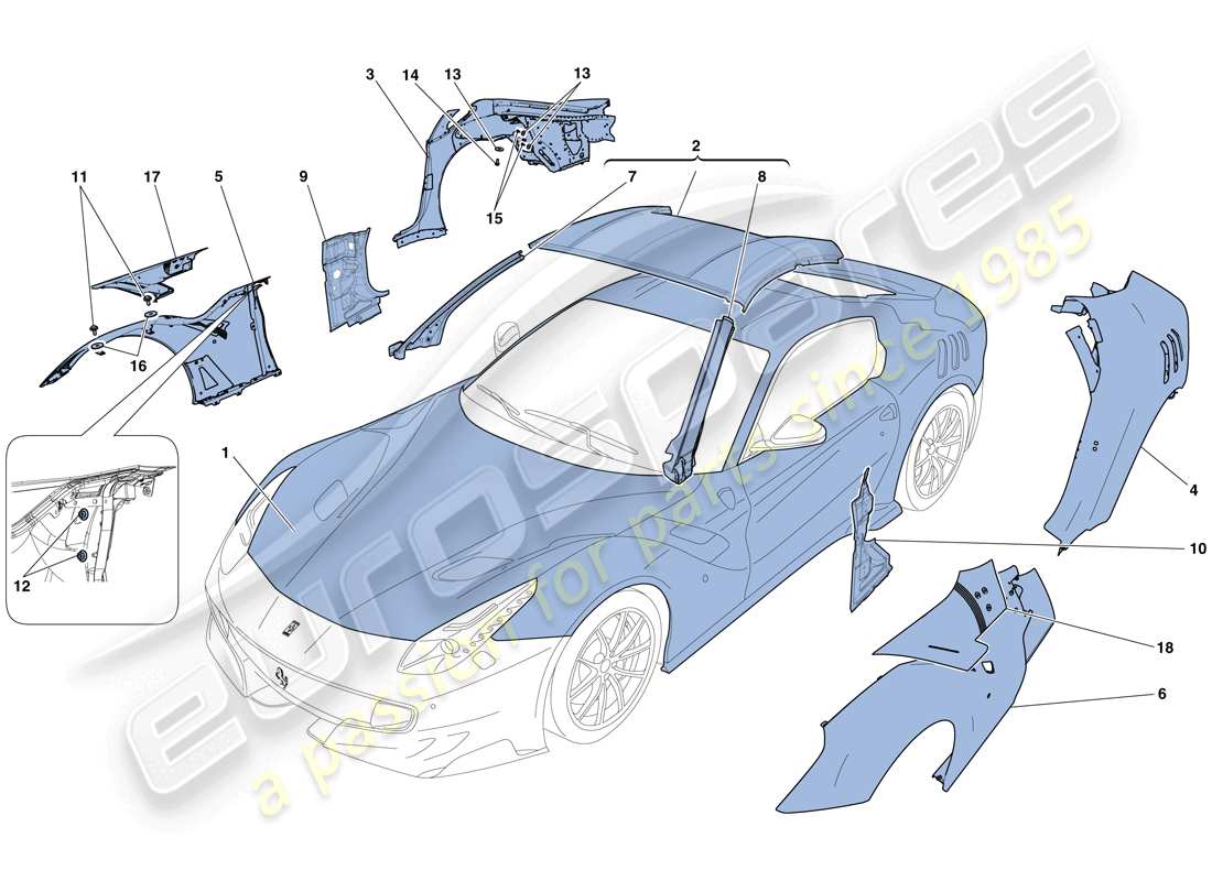 teilediagramm mit der teilenummer 86994611