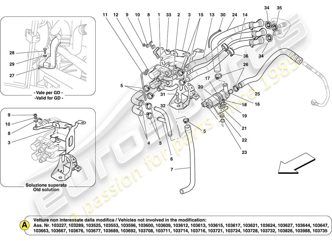 teilediagramm mit der teilenummer 12642801