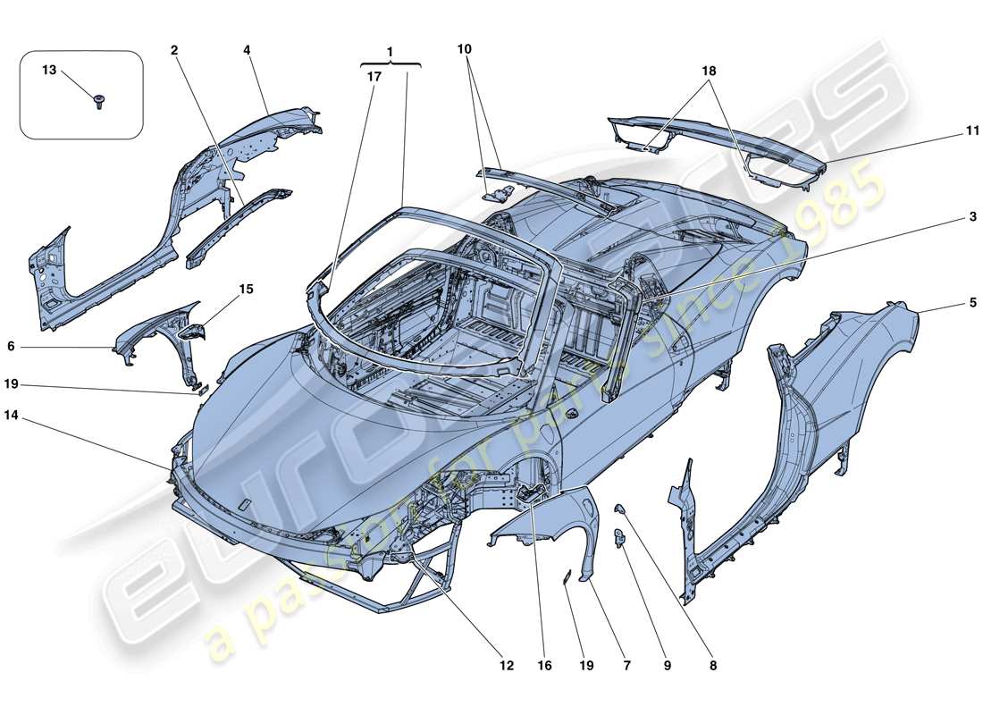 teilediagramm mit der teilenummer 84326311