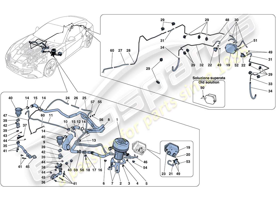 teilediagramm mit der teilenummer 257258