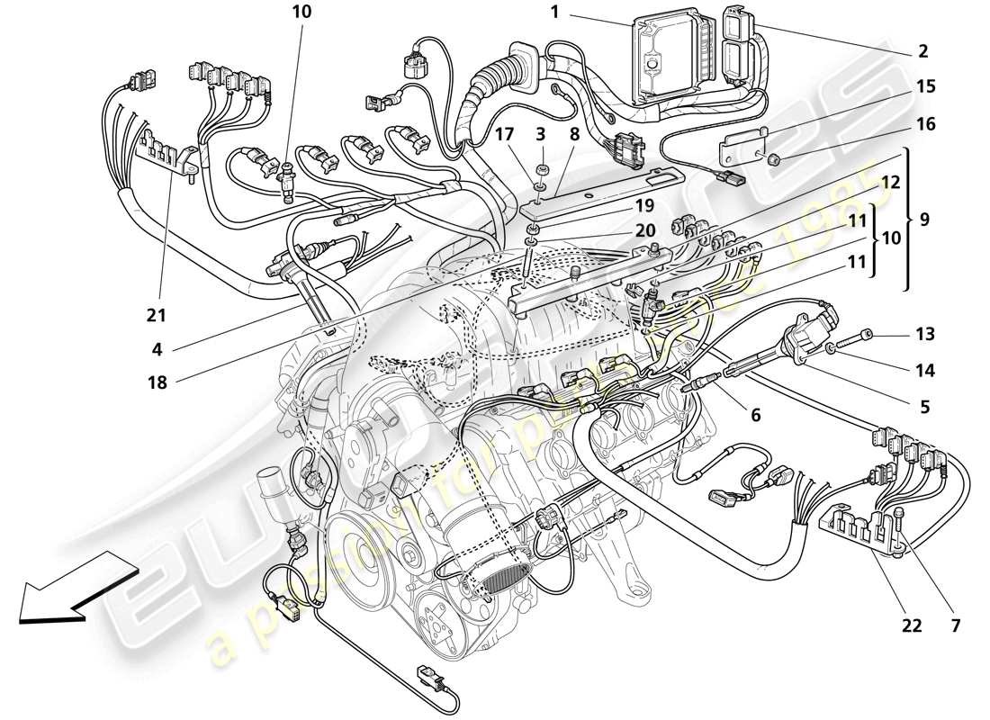 teilediagramm mit der teilenummer 1900010