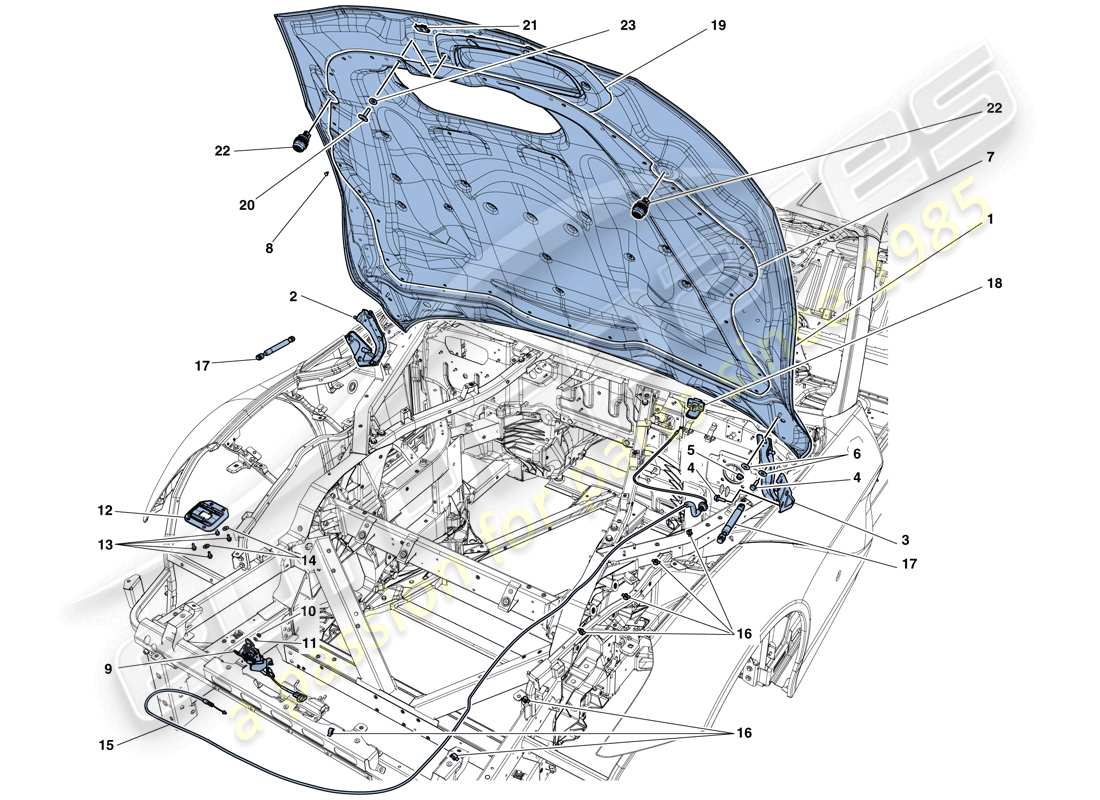 teilediagramm mit der teilenummer 85045800