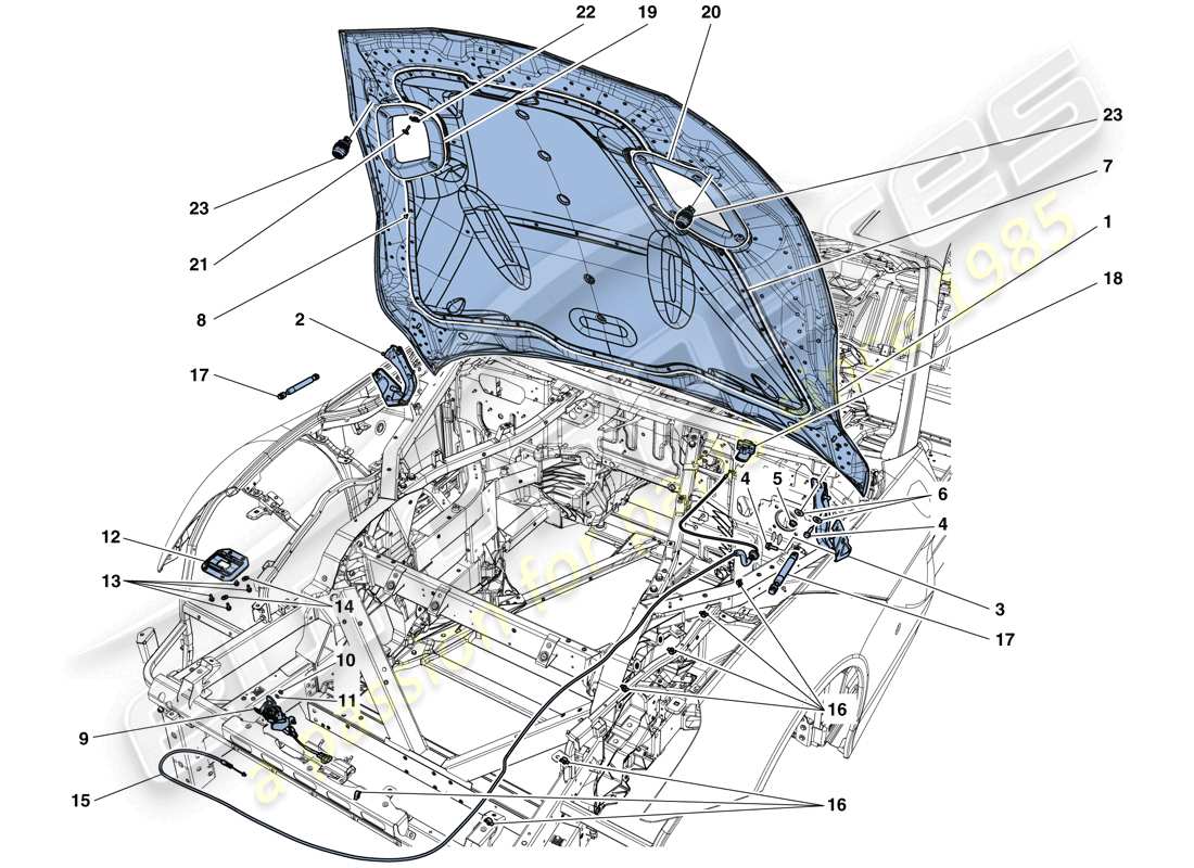 teilediagramm mit der teilenummer 87709011