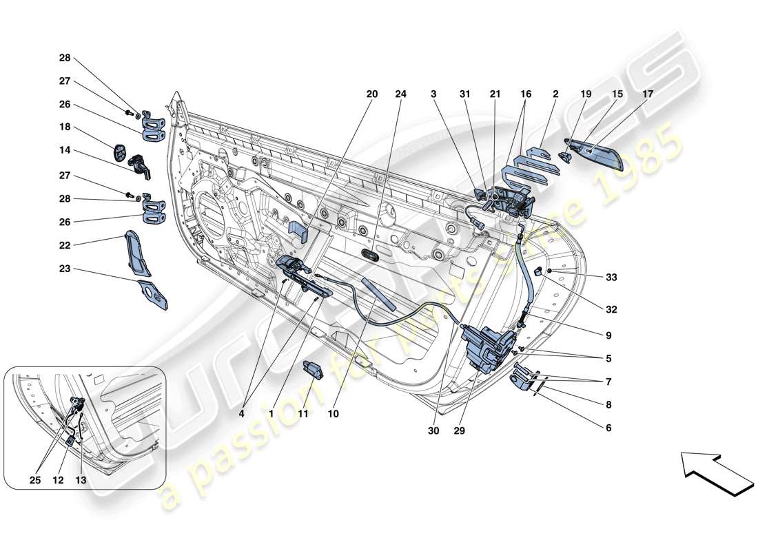 teilediagramm mit der teilenummer 82596100