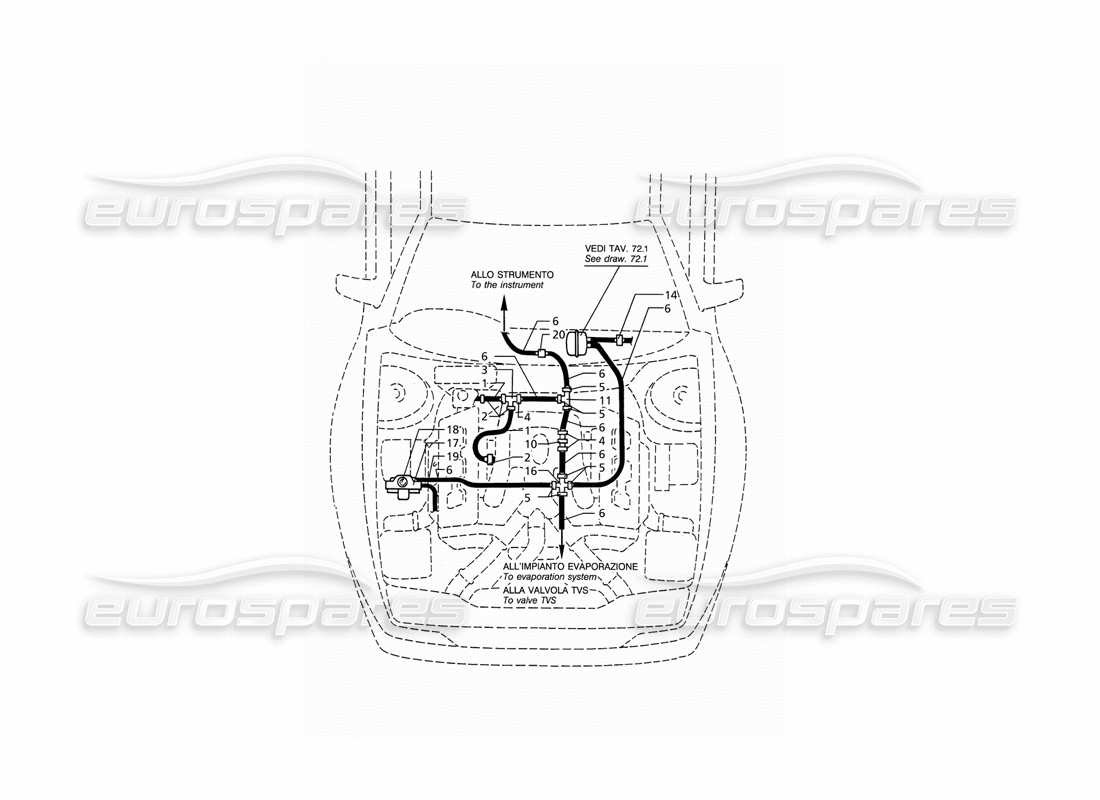 teilediagramm mit der teilenummer 325520345