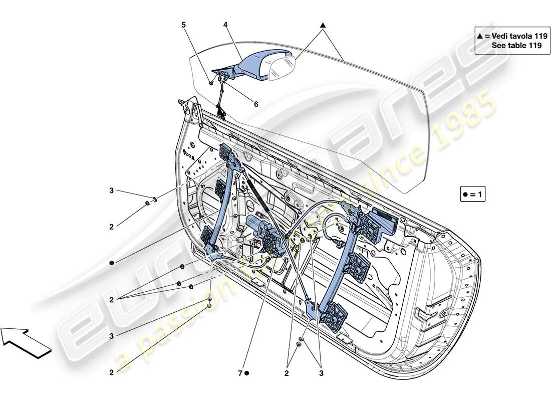 teilediagramm mit der teilenummer 86775500