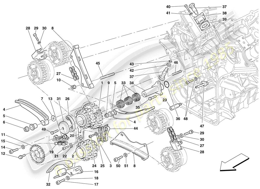 ferrari 599 sa aperta (europe) steuersystem - antriebsteildiagramm