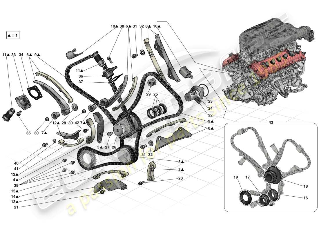 ferrari laferrari (europe) steuersystem - antriebsteildiagramm