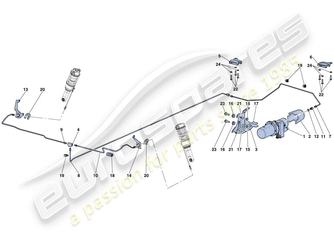 ferrari laferrari aperta (usa) heben des fahrzeugs teilediagramm