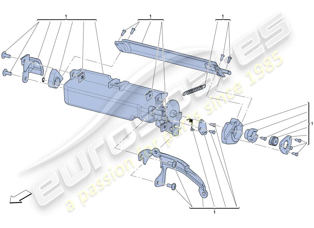 ferrari laferrari aperta (europe) handschuhfach ersatzteildiagramm