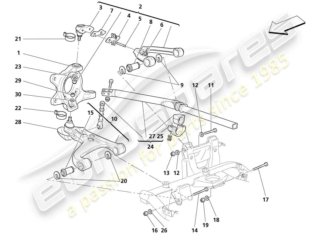 teilediagramm mit der teilenummer 197446