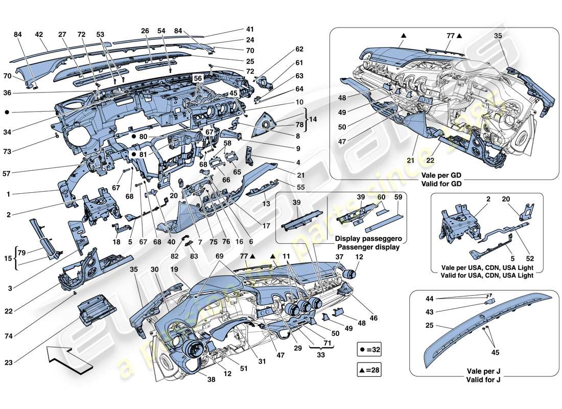 teilediagramm mit der teilenummer 16287624