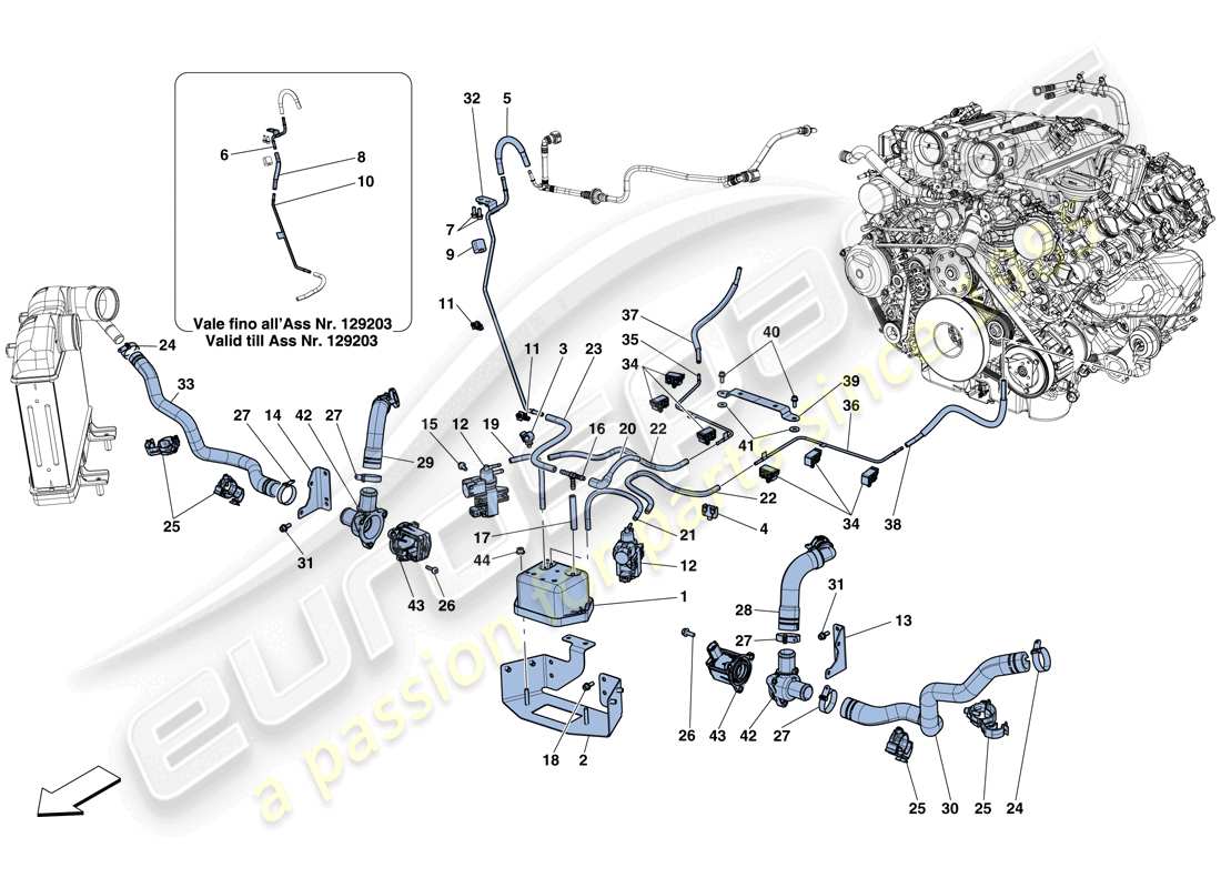 teilediagramm mit der teilenummer 303289