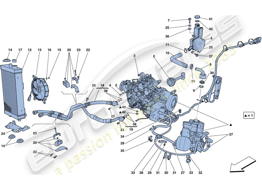 teilediagramm mit der teilenummer 305902