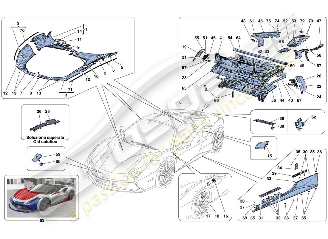 teilediagramm mit der teilenummer 88076100