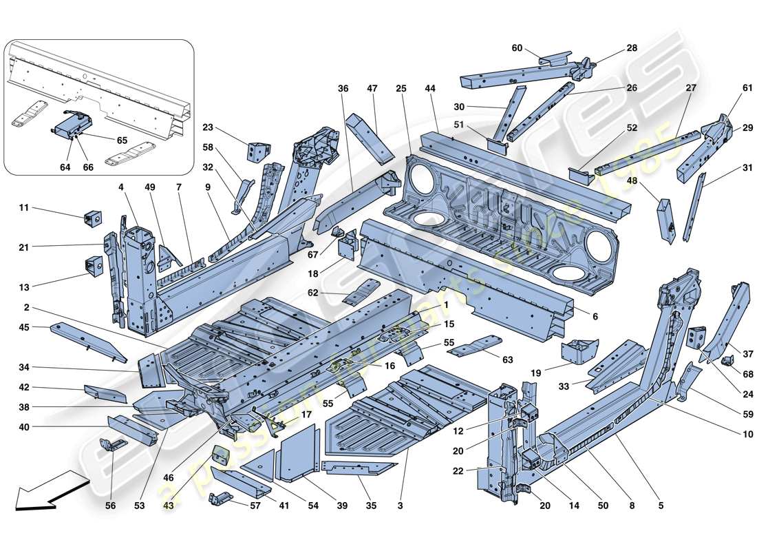 teilediagramm mit der teilenummer 318909