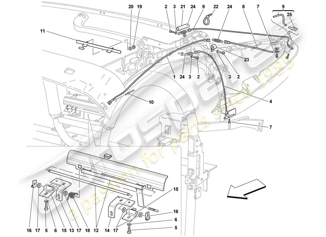 teilediagramm mit der teilenummer 67052700