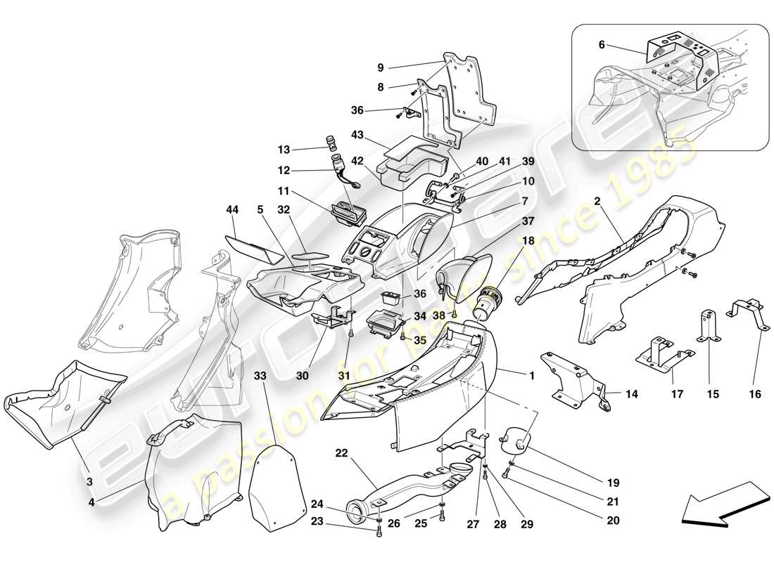 teilediagramm mit der teilenummer 68316600