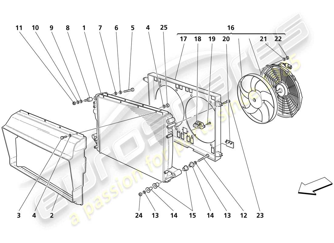 teilediagramm mit der teilenummer 223786