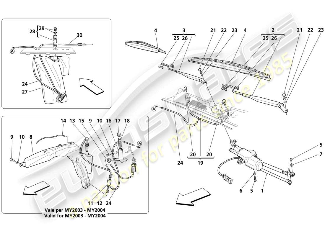 teilediagramm mit der teilenummer 67352500