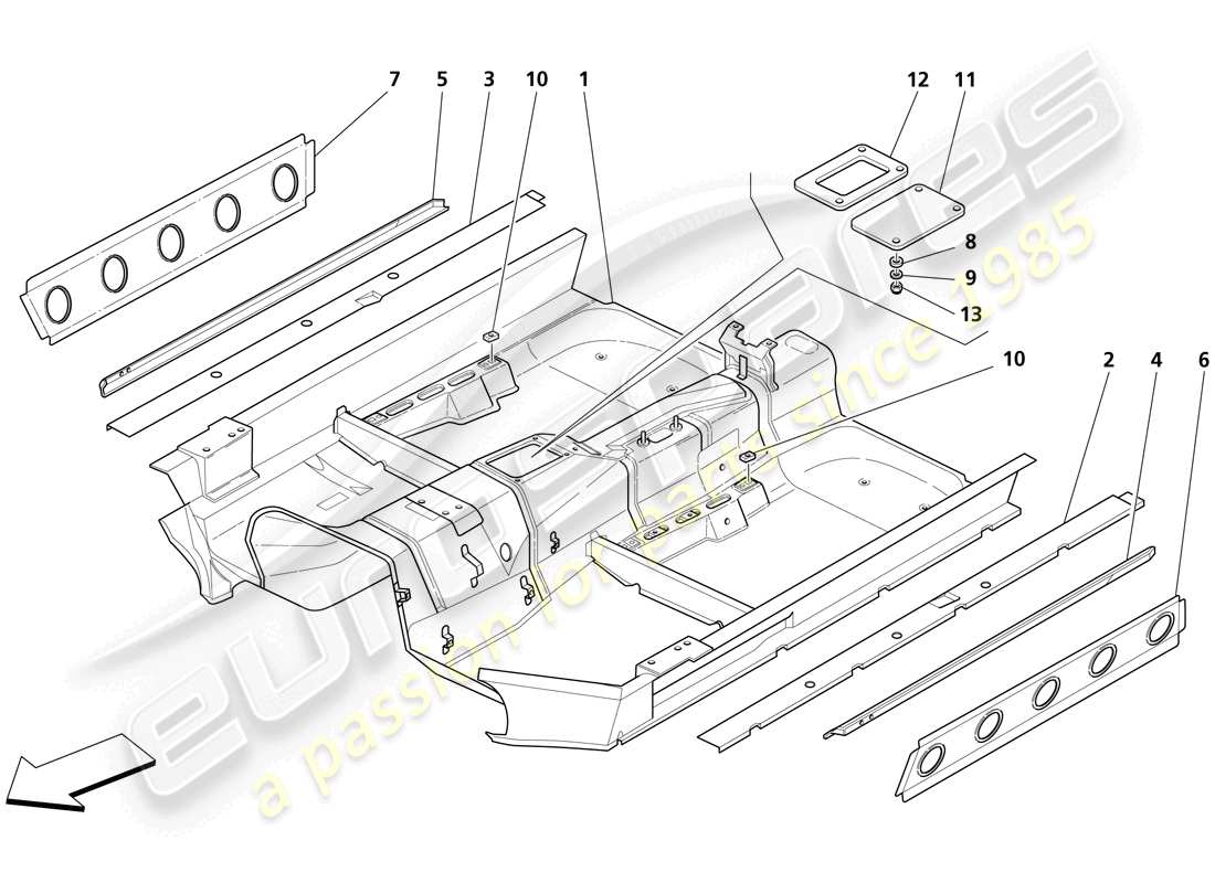 teilediagramm mit der teilenummer 980138526