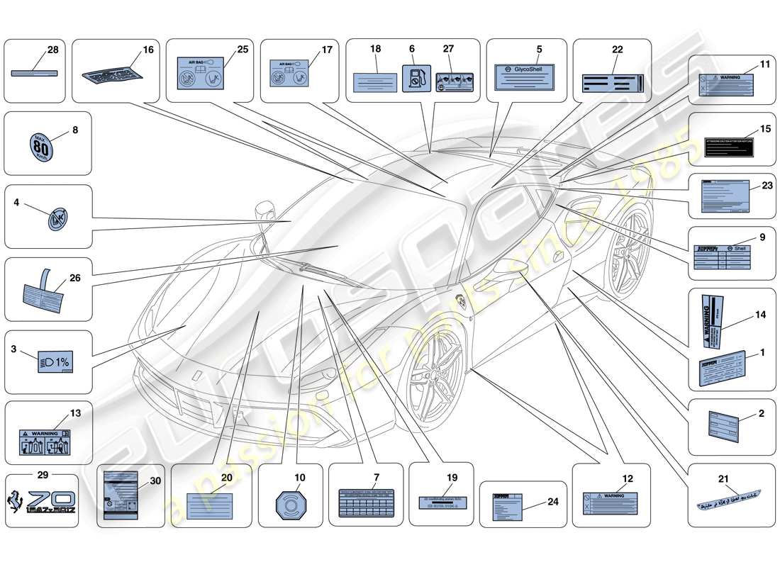 teilediagramm mit der teilenummer 320801