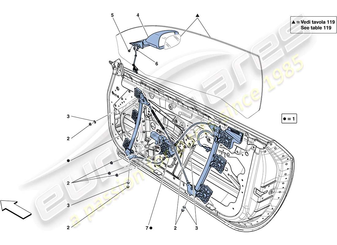 teilediagramm mit der teilenummer 82127600