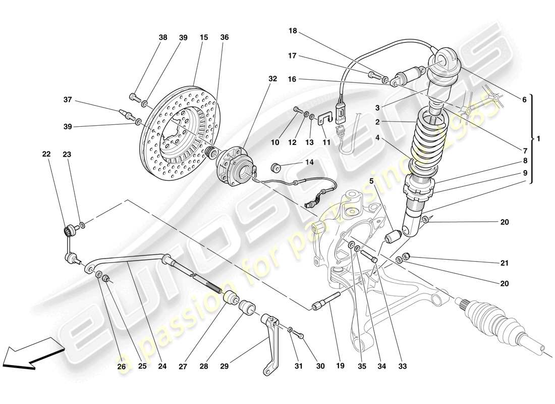 teilediagramm mit der teilenummer 194134