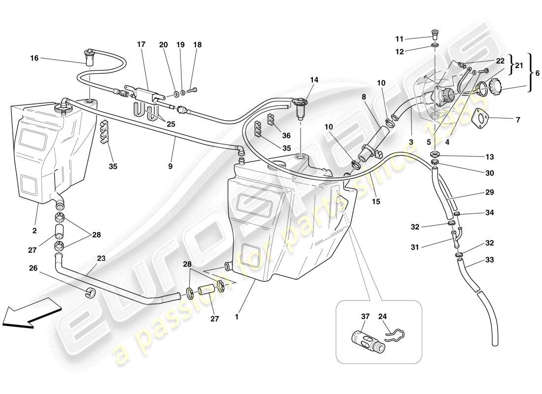 teilediagramm mit der teilenummer 208895