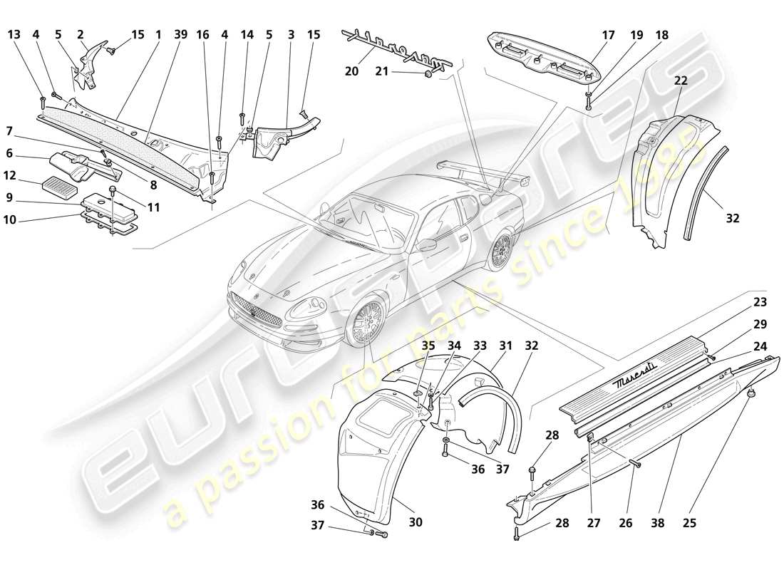 teilediagramm mit der teilenummer 980138258