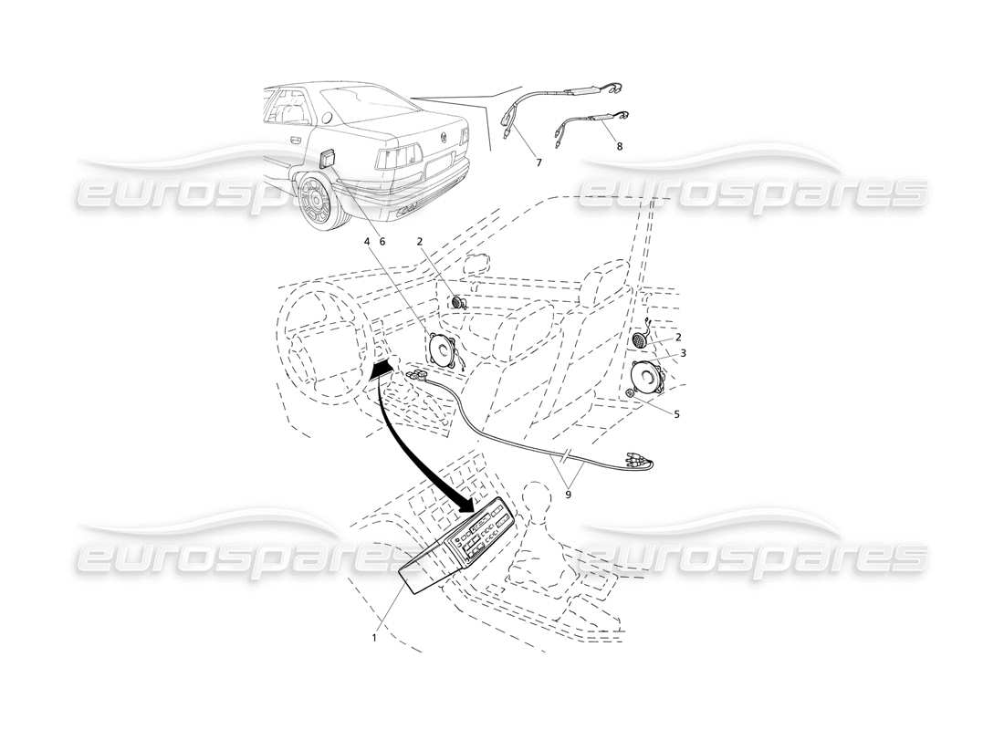 teilediagramm mit der teilenummer 383500106
