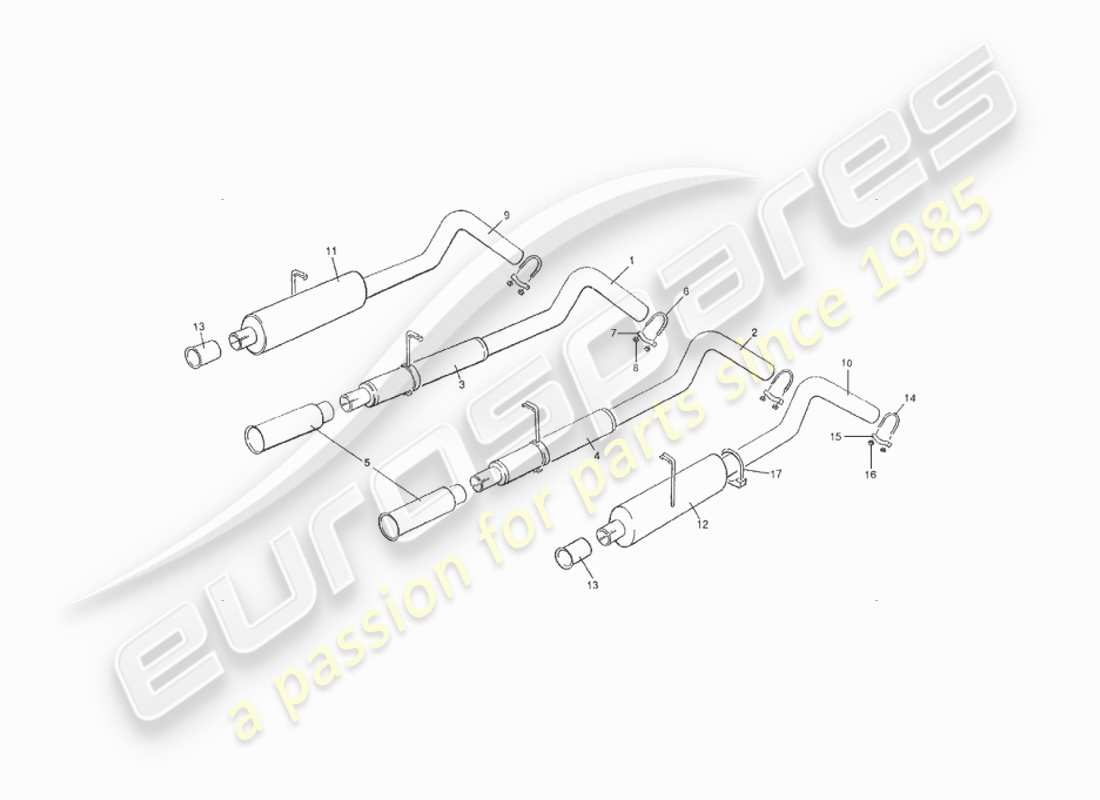 aston martin v8 virage (2000) teilediagramm für optionale ausrüstung