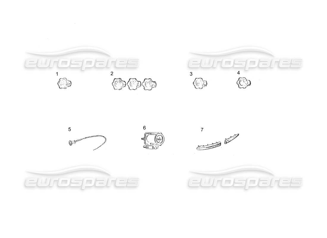ferrari 250 gt (coachwork) armaturenbrettverkleidung (fortsetzung) teilediagramm