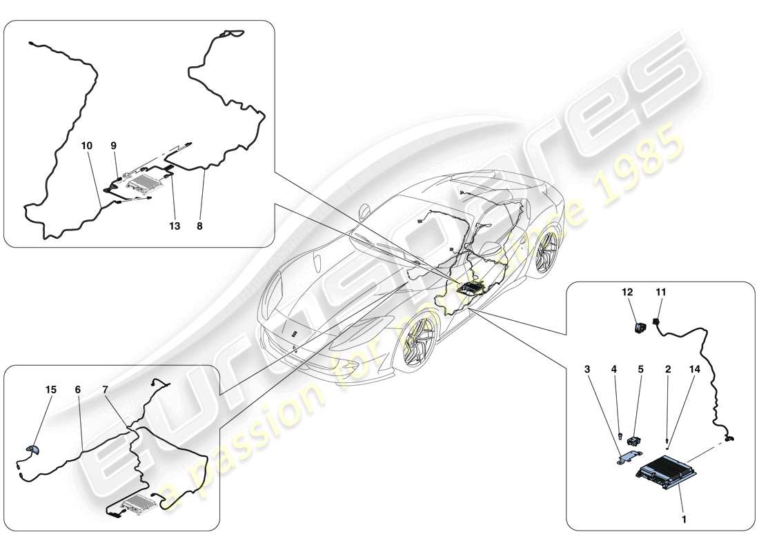 ferrari 812 superfast (rhd) telemetry-teilediagramm