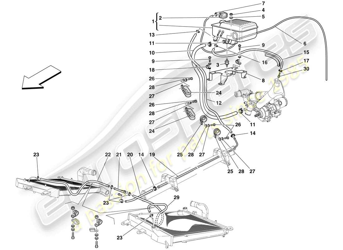 maserati mc12 nourice und pfeifen teilediagramm