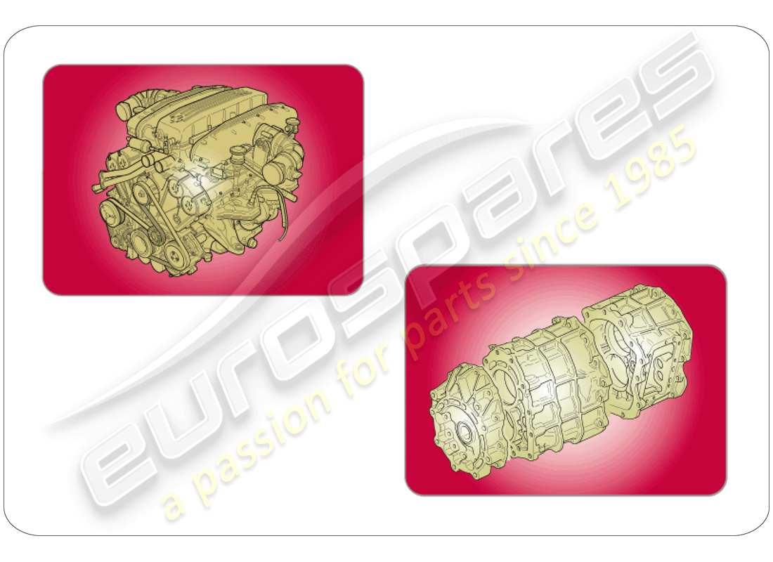 ferrari 612 sessanta (rhd) spare assembly units part diagram