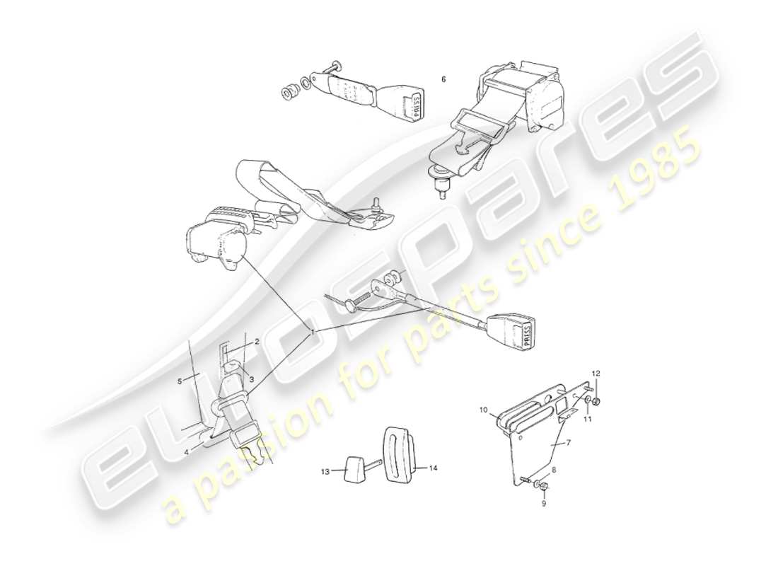 teilediagramm mit der teilenummer 694570