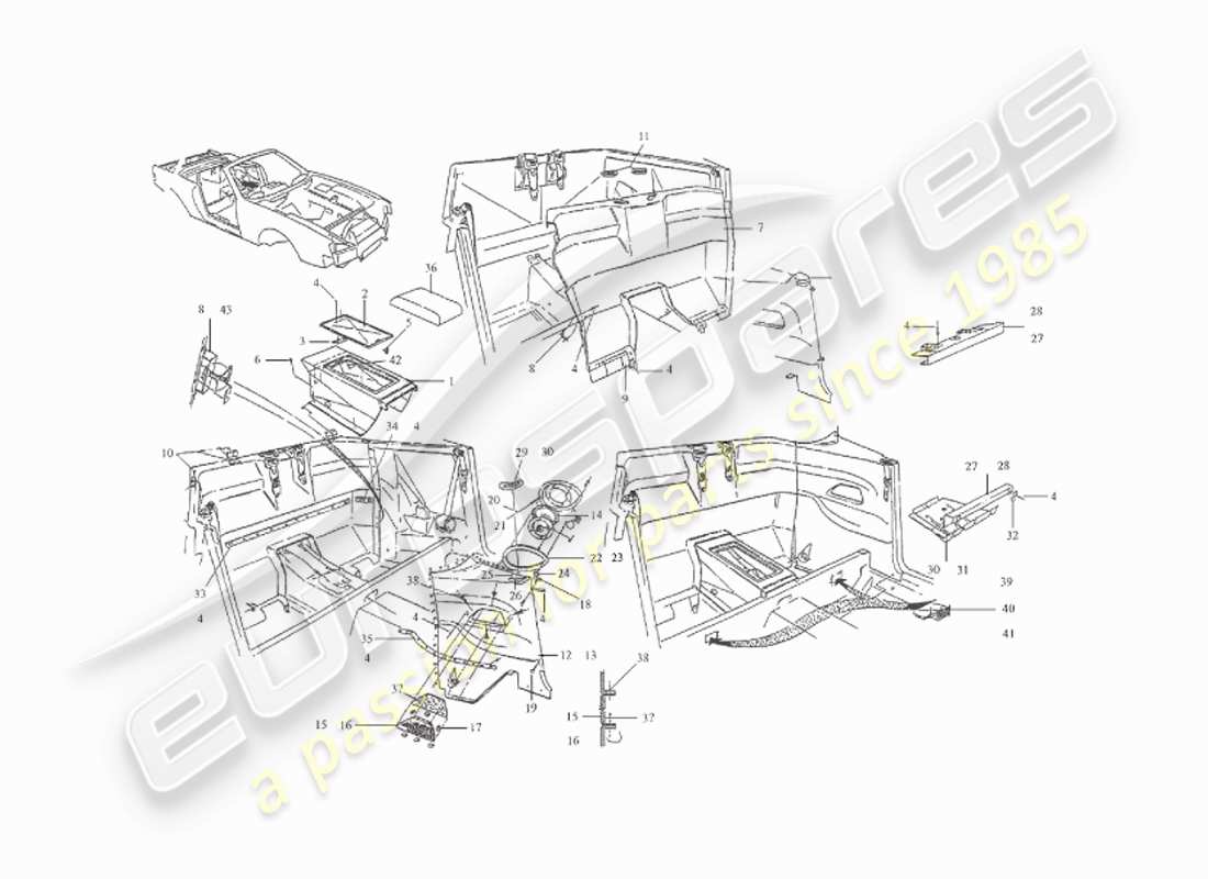 teilediagramm mit der teilenummer 83-61310