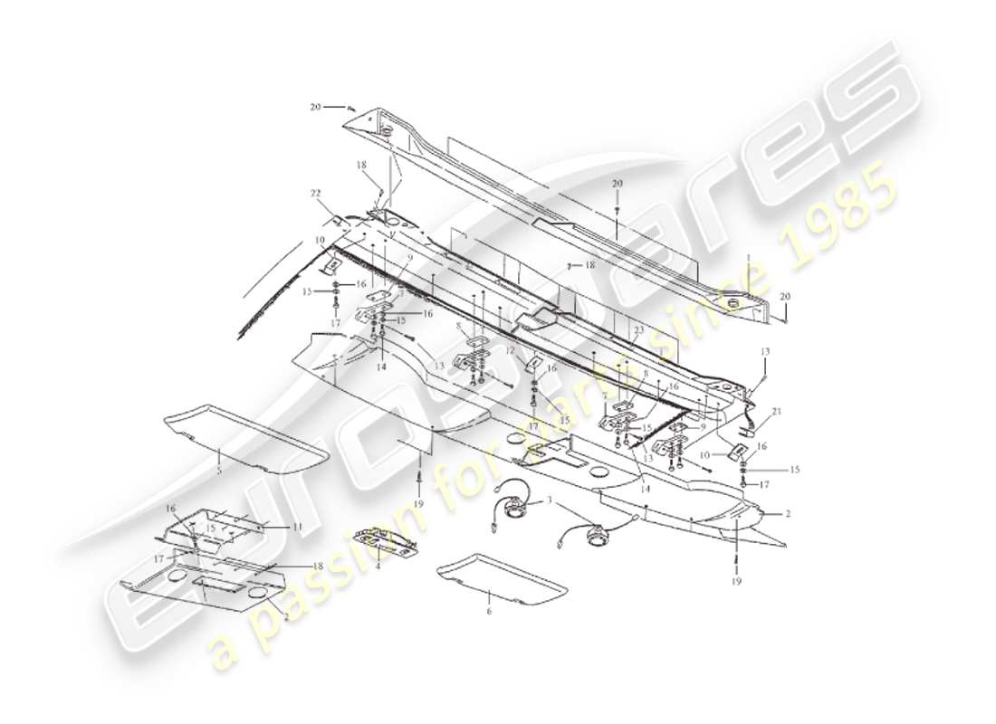 teilediagramm mit der teilenummer 83-61624