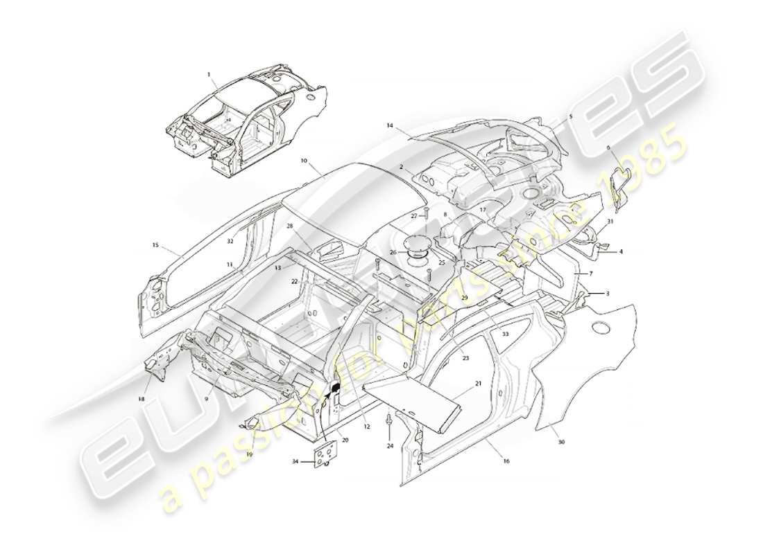teilediagramm mit der teilenummer 3r12-165714-ad