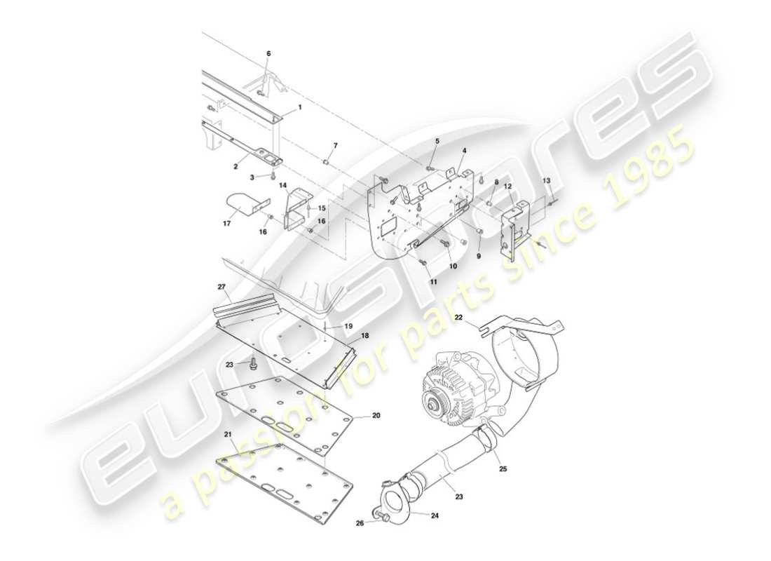 teilediagramm mit der teilenummer 1r12-162364-aj
