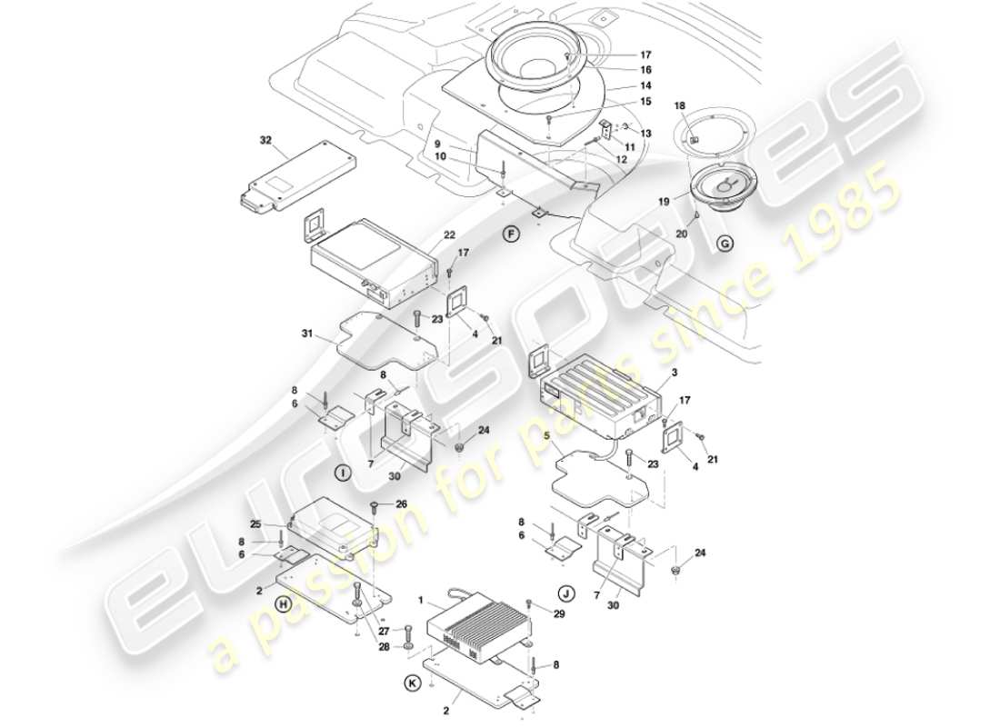 teilediagramm mit der teilenummer 1r12-372960-aa