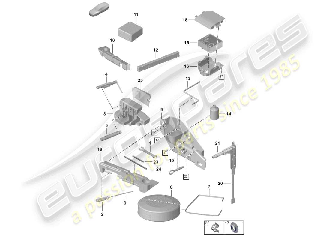 teilediagramm mit der teilenummer 95c860258c