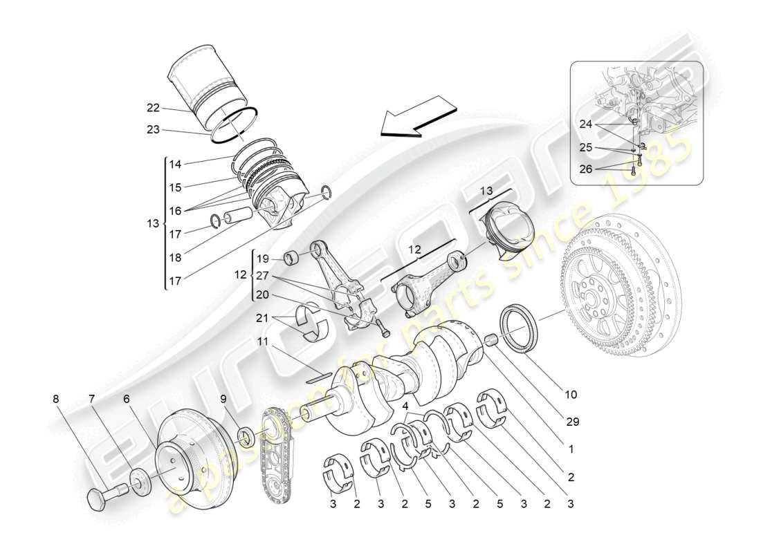 teilediagramm mit der teilenummer 286836