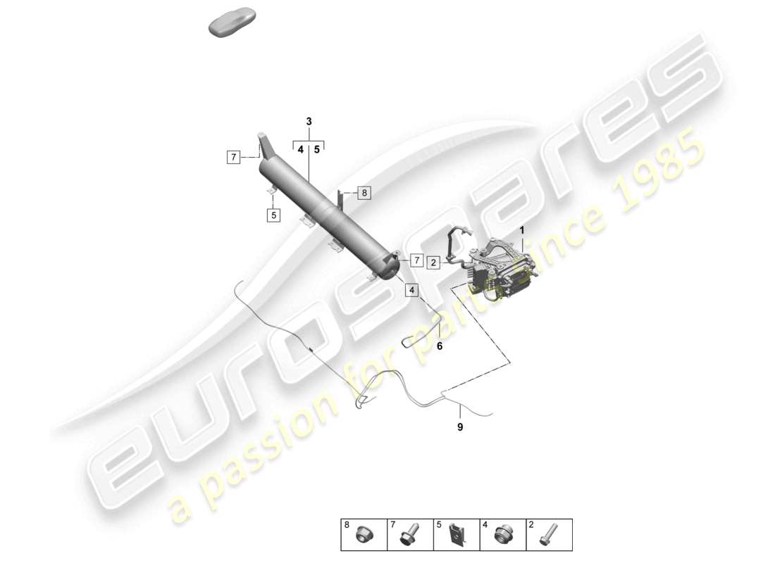 teilediagramm mit der teilenummer pac616675