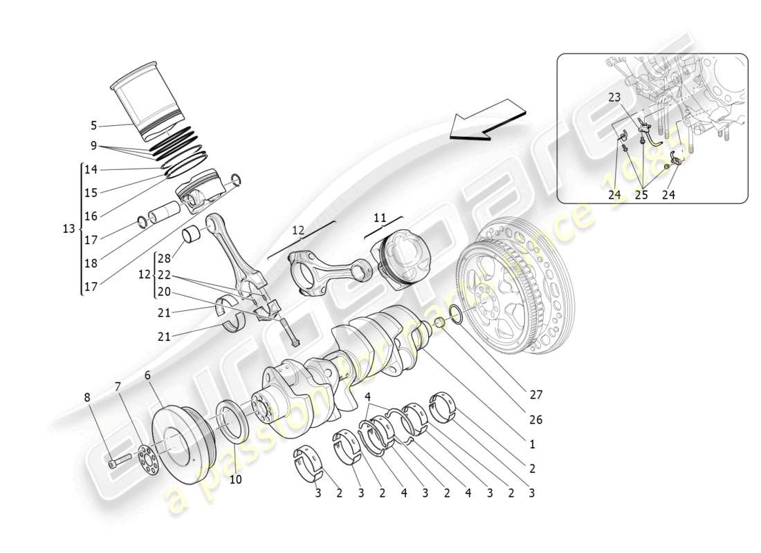 teilediagramm mit der teilenummer 309243