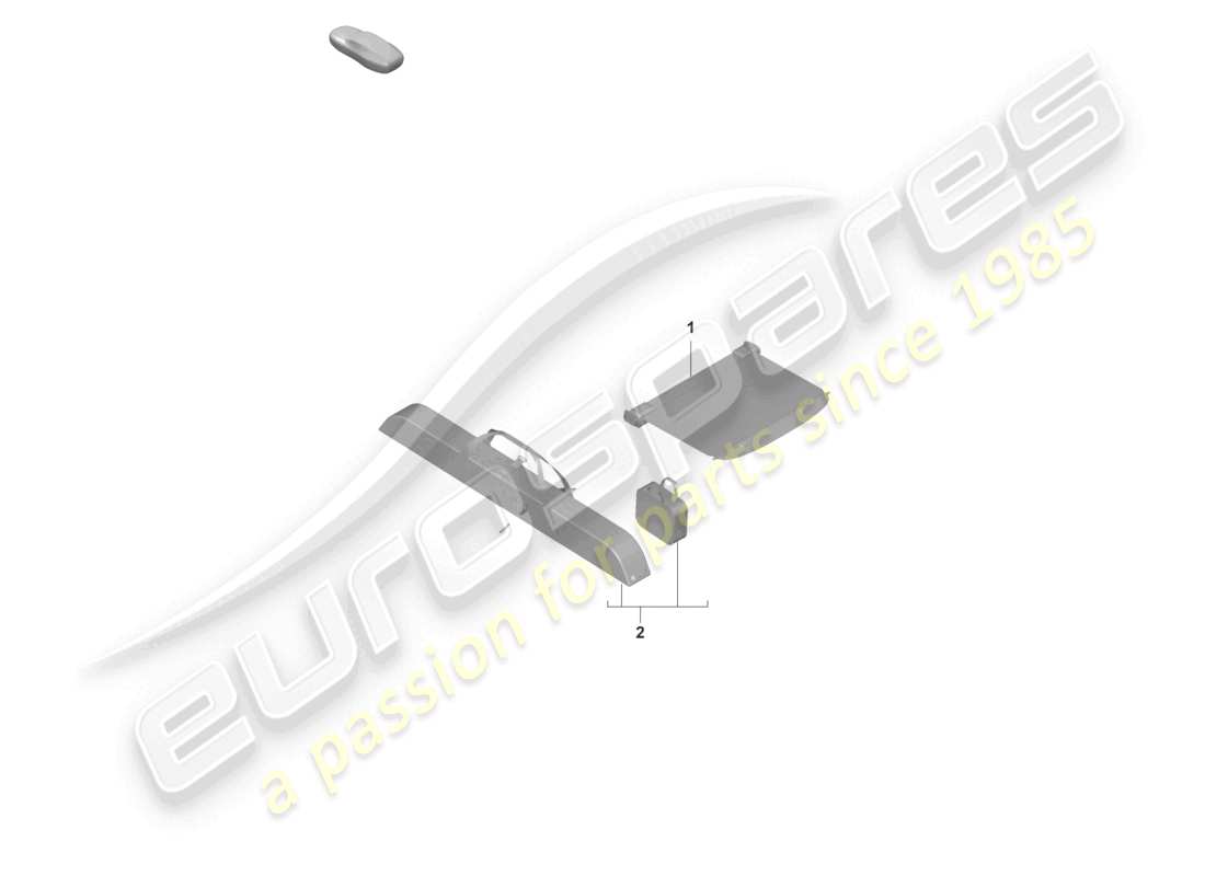 porsche 2024 (panamera 971-2) abdeckschale hutrollo teilediagramm